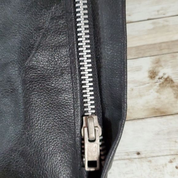 Event Leather Motorcycle Chaps Women's Black‎ Zipper Snaps Lace-Up Back Buckle S - Picture 9 of 16